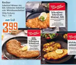 Klaas und Kock Recker Schnitzel Wiener Art, XXL Schweine Schnitzel oder Wirtshausschnitzel Angebot