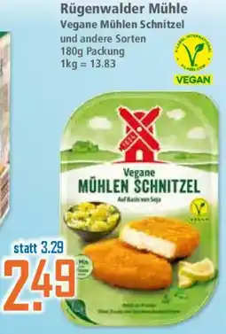 Klaas und Kock Rügenwalder Mühle Vegane Mühlen Schnitzel Angebot