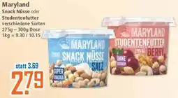 Klaas und Kock Maryland Snack Nüsse oder Studentenfutter Angebot