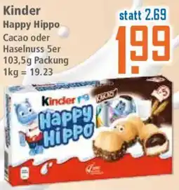 Klaas und Kock Kinder Happy Hippo Angebot