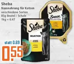 Klaas und Kock Sheba Nassnahrung für Katzen Angebot