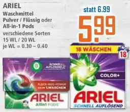 Klaas und Kock ARIEL Waschmittel Angebot