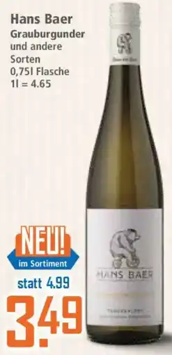 Klaas und Kock Hans Baer Grauburgunder Angebot