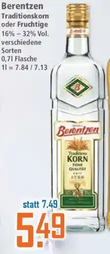 Klaas und Kock Berentzen Traditionskorn Angebot