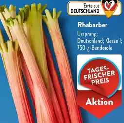 Aldi Süd Rhabarber Angebot