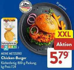 Aldi Süd MEINE METZGEREI Chicken-Burger Angebot