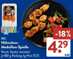 Aldi Süd BBQ Hähnchen Medaillon-Spieße Angebot