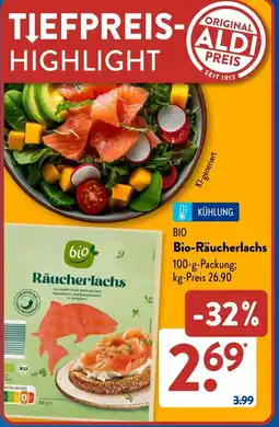 Aldi Süd Bio-Räucherlachs Angebot