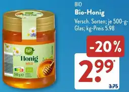 Aldi Süd Bio-Honig Angebot