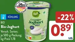 Aldi Süd Bio-Joghurt Angebot