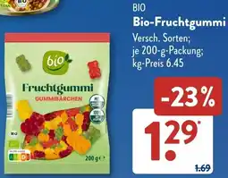 Aldi Süd Bio-Fruchtgummi Angebot