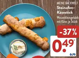 Aldi Süd MEINE BACKWELT Steinofen Käsestick Angebot