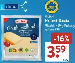 Aldi Süd MILSANI Holland-Gouda Angebot