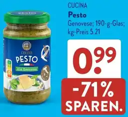 Aldi Süd CUCINA Pesto Angebot