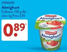 Aldi Süd EHRMANN Almighurt Angebot