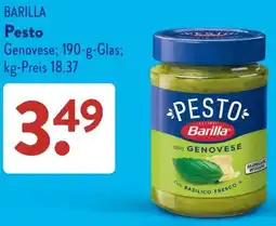 Aldi Süd BARILLA Pesto Angebot