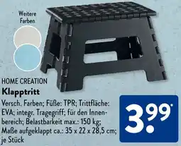 Aldi Süd HOME CREATION Klapptritt Angebot