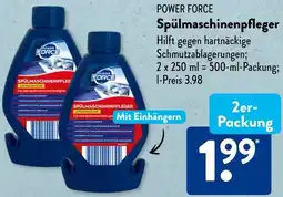 Aldi Süd POWER FORCE Spülmaschinenpfleger Angebot