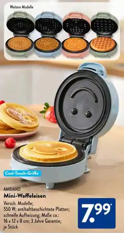Aldi Süd AMBIANO Mini-Waffeleisen Angebot