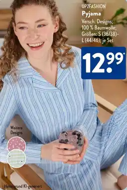 Aldi Süd UP2FASHION Pyjama Angebot