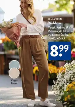 Aldi Süd UP2FASHION Webhose Angebot