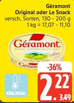 Edeka Géramont Original oder Le Snack Angebot