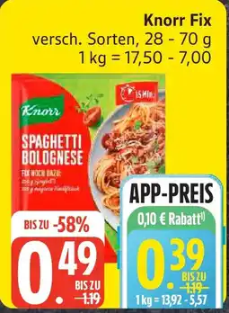 Edeka Knorr Fix Angebot