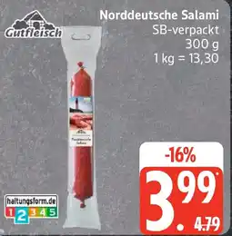 Edeka Gutfleisch Norddeutsche Salami Angebot