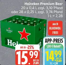 Edeka Heineken Premium Beer Angebot