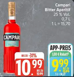 Edeka Campari Bitter Aperitif Angebot