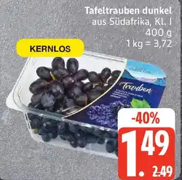 Edeka Tafeltrauben dunkel Angebot