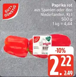 Edeka Paprika rot Angebot
