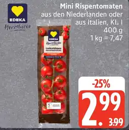 Edeka Mini Rispentomaten Angebot