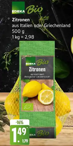 Edeka Zitronen Angebot