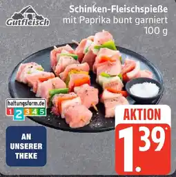 Edeka Gutfleisch Schinken-Fleischspieße Angebot