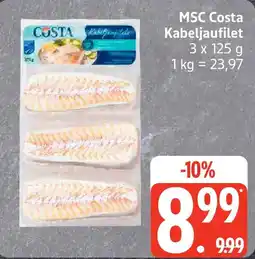 Edeka MSC Costa Kabeljaufilet Angebot