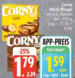 Edeka Corny Müsli Riegel Angebot