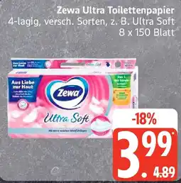 Edeka Zewa Ultra Toilettenpapier Angebot