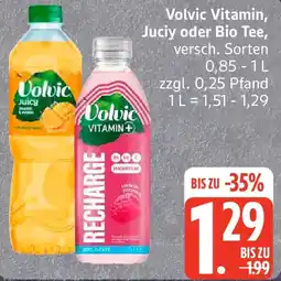 Edeka Volvic Vitamin, Juciy oder Bio Tee Angebot