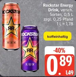 Edeka Rockstar Energy Drink Angebot