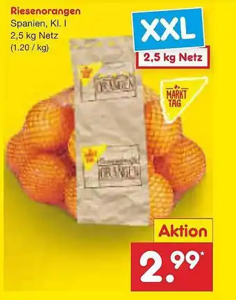 Netto Marken-Discount Riesenorangen Angebot