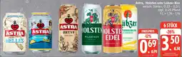 Edeka Astra, Holsten oder Lübzer Bier Angebot