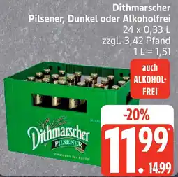 Edeka Dithmarscher Pilsener, Dunkel oder Alkoholfrei Angebot