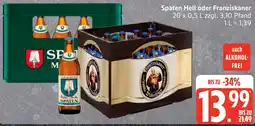 Edeka Spaten Hell oder Franziskaner Angebot