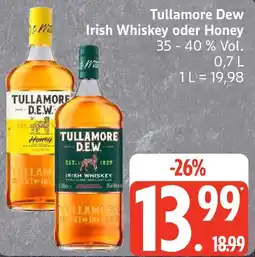 Edeka Tullamore Dew Irish Whiskey oder Honey Angebot