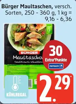 Edeka Bürger Maultaschen Angebot