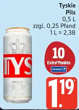 Edeka Tyskie Pils Angebot