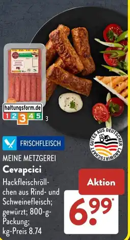 Aldi Süd Meine metzgerei cevapcici Angebot