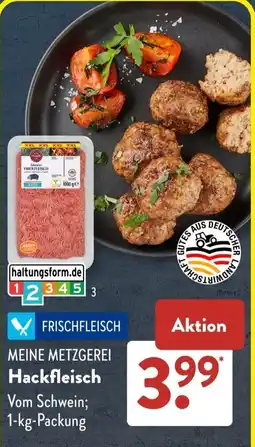Aldi Süd MEINE METZGEREI Hackfleisch Angebot