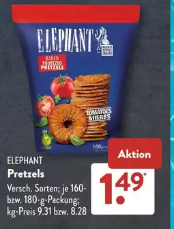 Aldi Süd ELEPHANT Pretzels Angebot